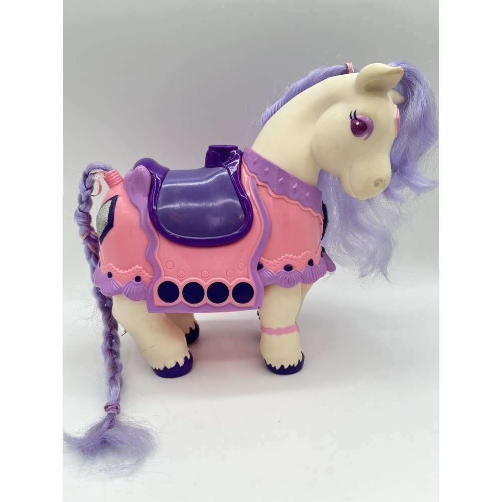 Vintage 1986 Tonka Keypers Diamond Horse Pink Purple Pony Toy Figure